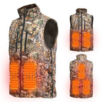 Gilet chauffant de chasse avec poches sur le devant