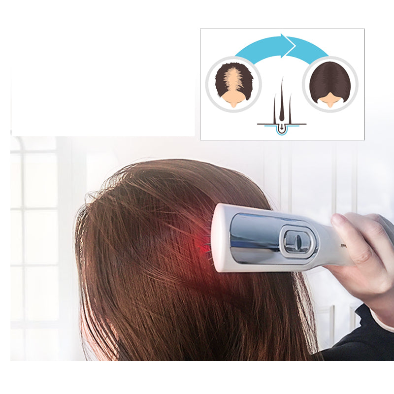 Peigne masseur de cuir chevelu infrarouge et vibrant