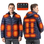 Doudoune chauffante thermique et coupe vent pour hommes