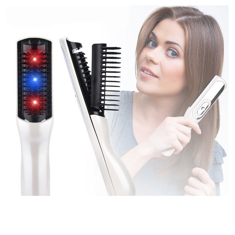 Peigne masseur de cuir chevelu infrarouge et vibrant