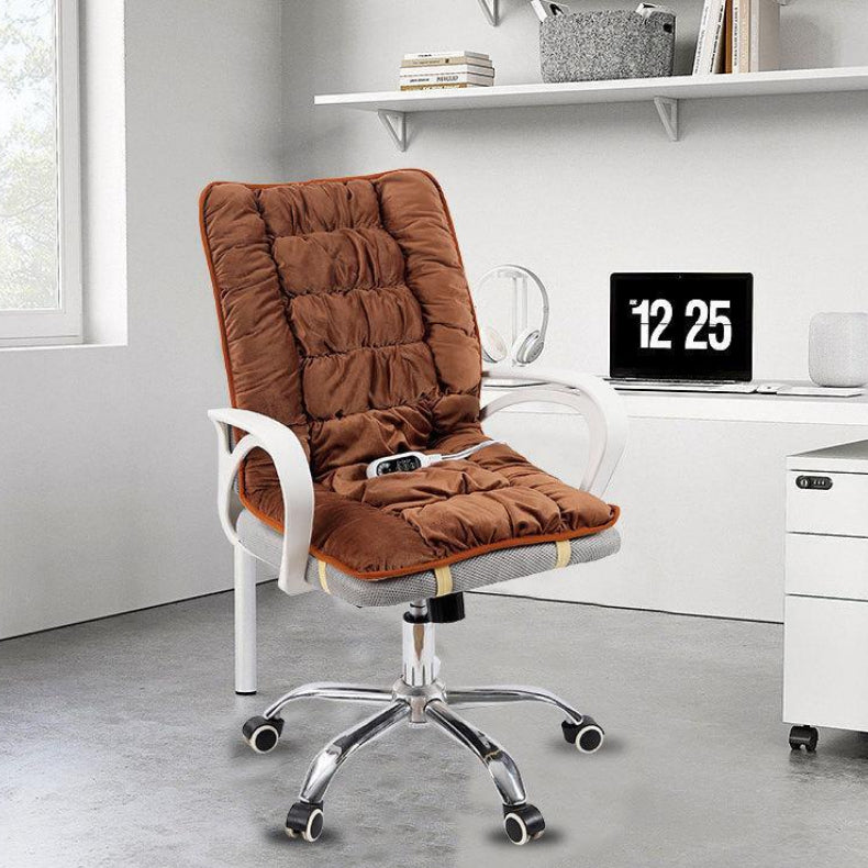 Coussin chauffant électrique pour fauteuil