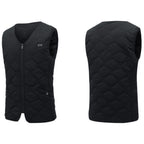 Gilet chauffant de moto sans manche