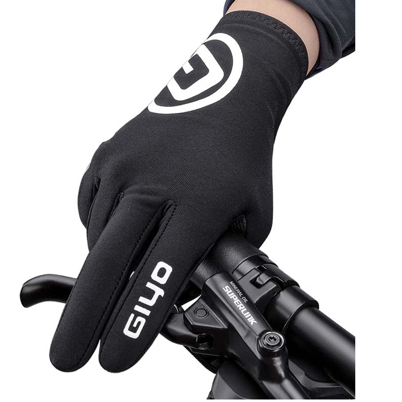 Gants chauds de cyclisme en polaire renforcés