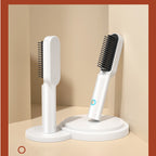 Mini peigne chauffant démêlant rechargeable sans fil