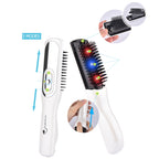 Peigne masseur de cuir chevelu infrarouge et vibrant