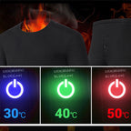 Tee-shirt chauffant en coton pour homme