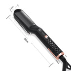 Peigne multifonction avec picots chauffants et lissants pour barbes et cheveux