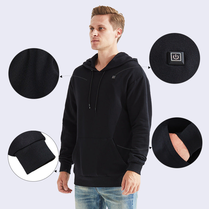 Sweat à capuche chauffant USB 25-45 degrés