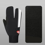Gants d’hiver à trois doigts chauds et coupe-vent pour VTT et vélo de montagne