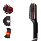 Peigne multifonction avec picots chauffants et lissants pour barbes et cheveux