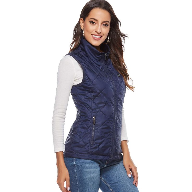 Blouson chauffant électrique en coton pour femmes