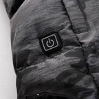 Gilet chauffant de chasse avec motif camouflage