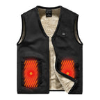 Gilet chauffant de chasse intérieur doux