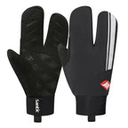 Gants d’hiver à trois doigts chauds et coupe-vent pour VTT et vélo de montagne