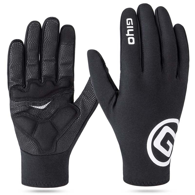 Gants chauds de cyclisme en polaire renforcés