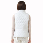 Gilet chauffant col montant pour femme