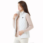 Gilet chauffant col montant pour femme