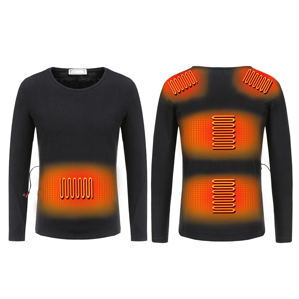Tee-shirt chauffant à manches longues pour homme