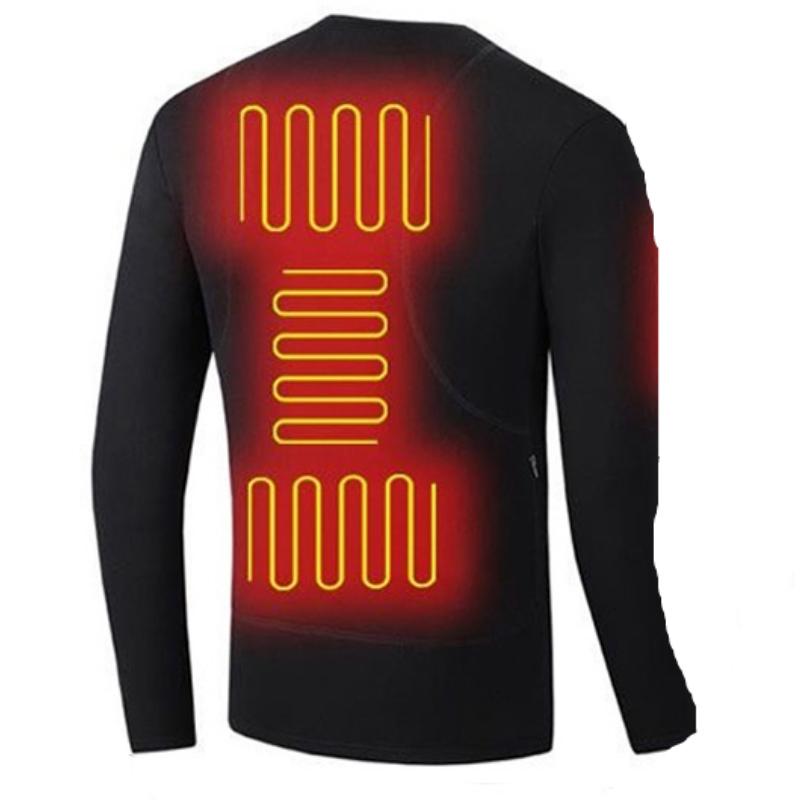 Tee-shirt chauffant en coton pour homme