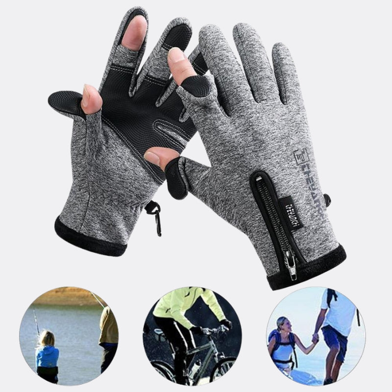 Gants chauffants tactiles antidérapants avec prise USB pour hommes