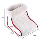 Chauffe-pied blanc et rouge