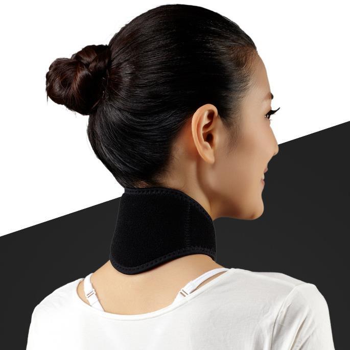 Collier magnétique chauffant pour les cervicales