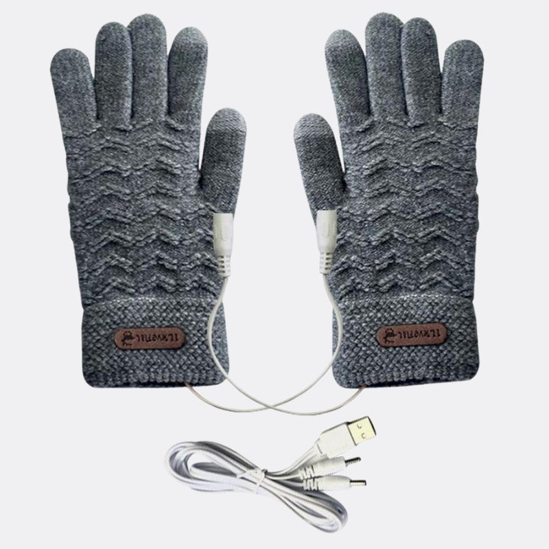Gants chauffants en coton pour femme