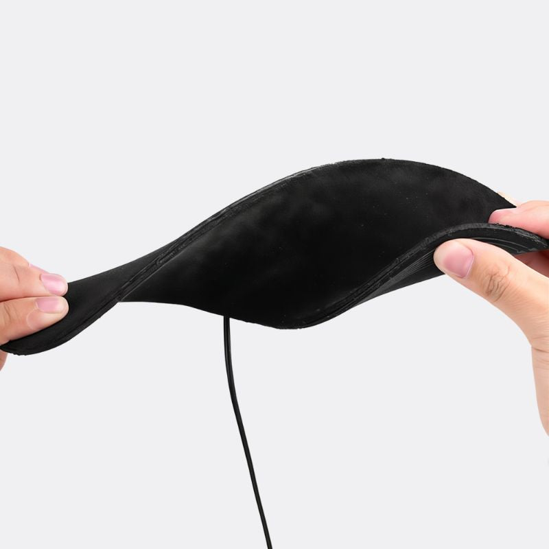 Semelles chauffantes électriques USB pour femmes et hommes