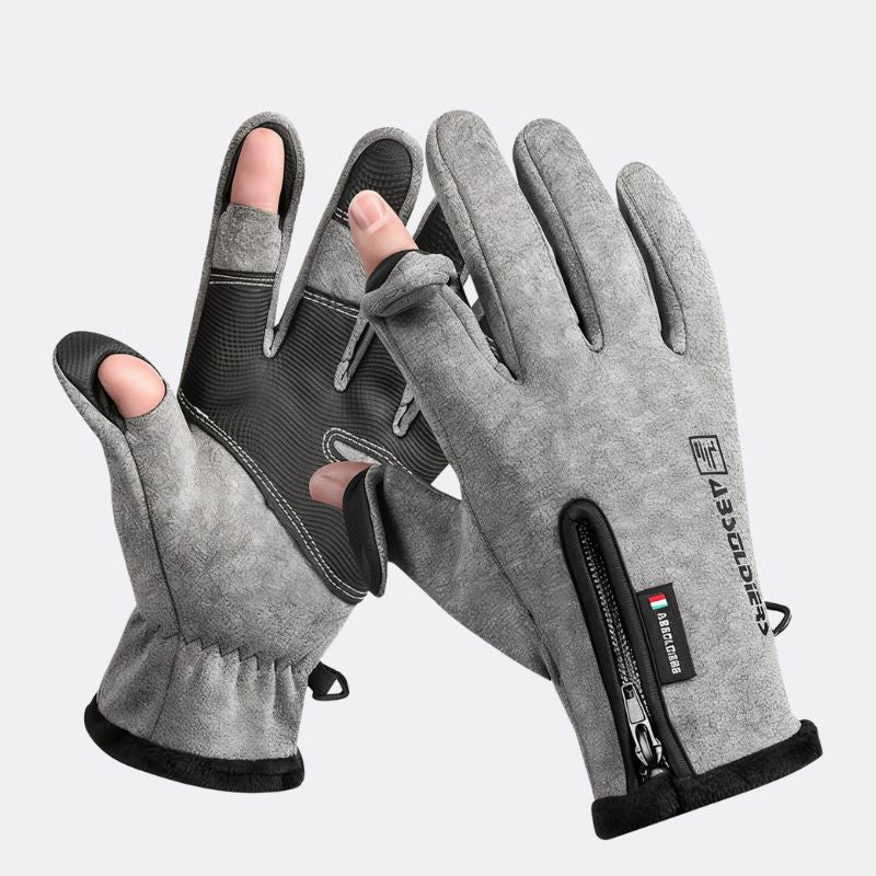 Gants chauffants tactiles antidérapants avec prise USB pour hommes