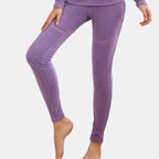 Pantalon chauffant violet pour femme