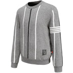 Pull chauffant rayé