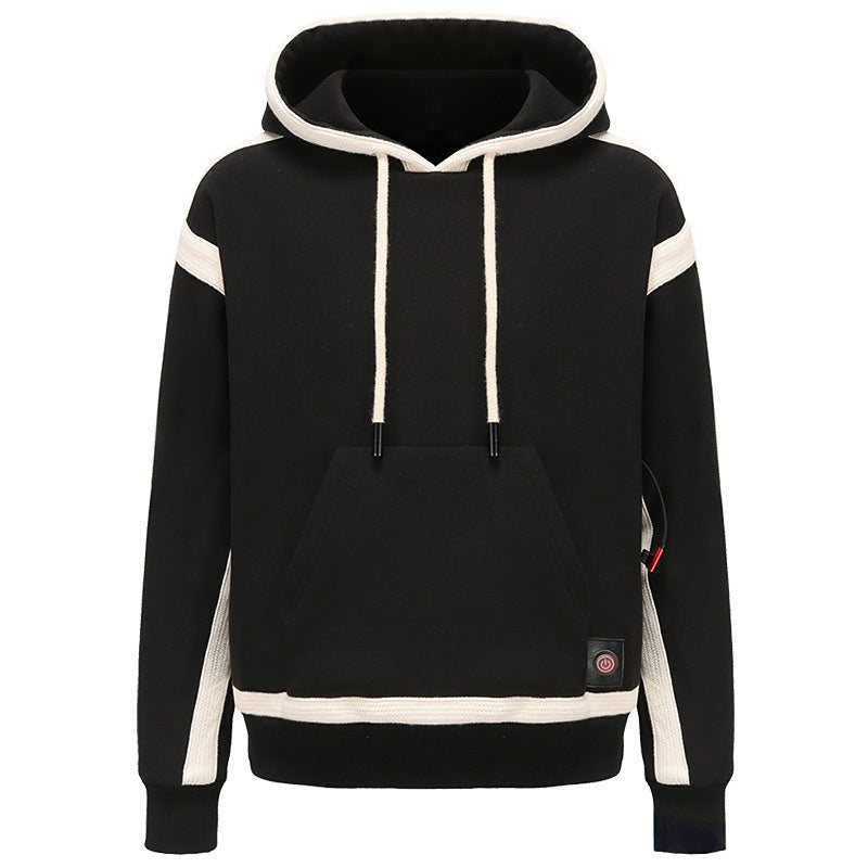 Sweat à capuche chauffants USB pour homme