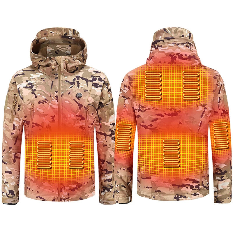 Blouson chauffante de chasse pour homme