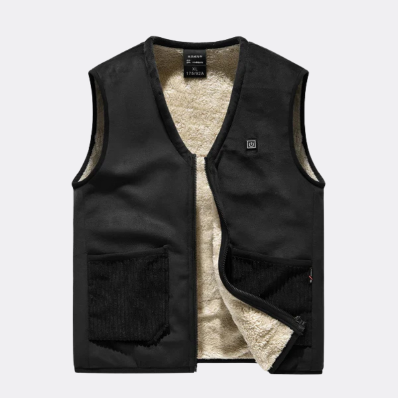 Gilet chauffant de chasse intérieur doux