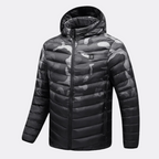 Doudoune chauffant imperméable style militaire hommes