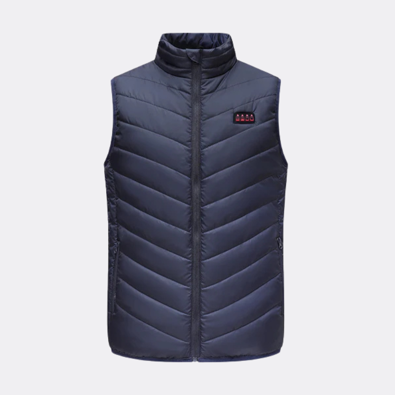Gilet chauffant matelassé pour femme