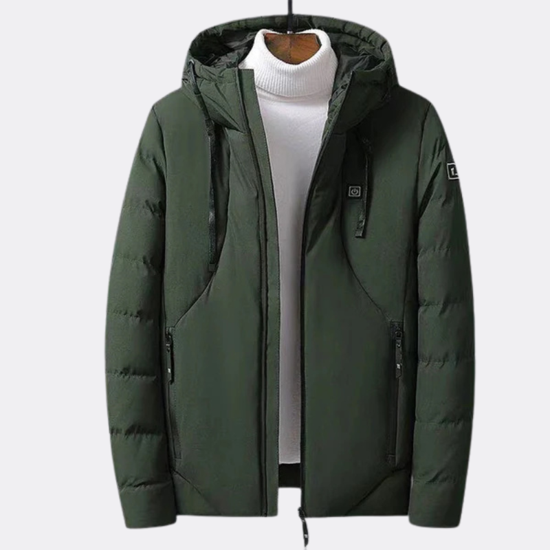 Blouson chauffant à manches longues pour homme