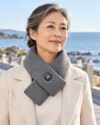 Foulard chauffant pour l’hiver pour hommes et femmes — porté en situation