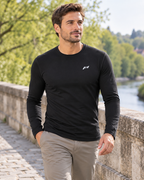 Tee-shirt chauffant pour homme — porté en situation