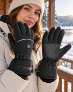 Gants chauffants sports extérieurs — porté en situation