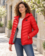 Veste chauffante électrique manche longue — porté en situation
