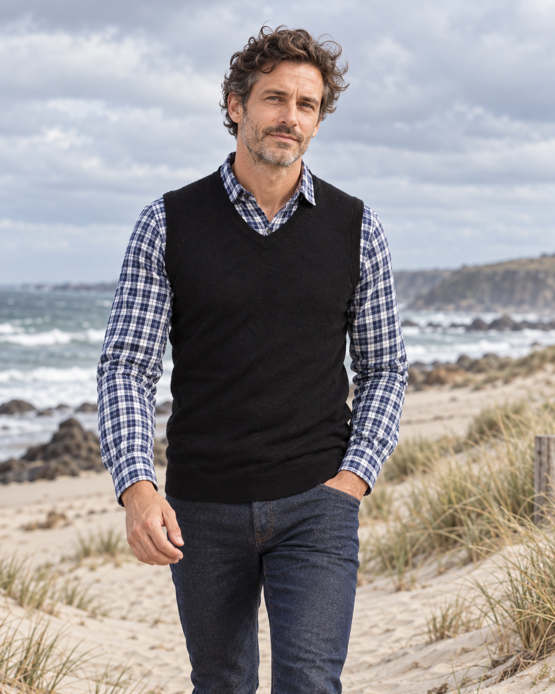 T-shirt chauffant homme — porté en situation
