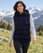 Veste qui chauffe femme — porté en situation