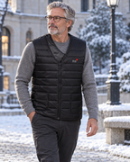 Veste chauffante sans manche homme — porté en situation