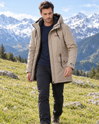 Veste chauffante homme travail — porté en situation