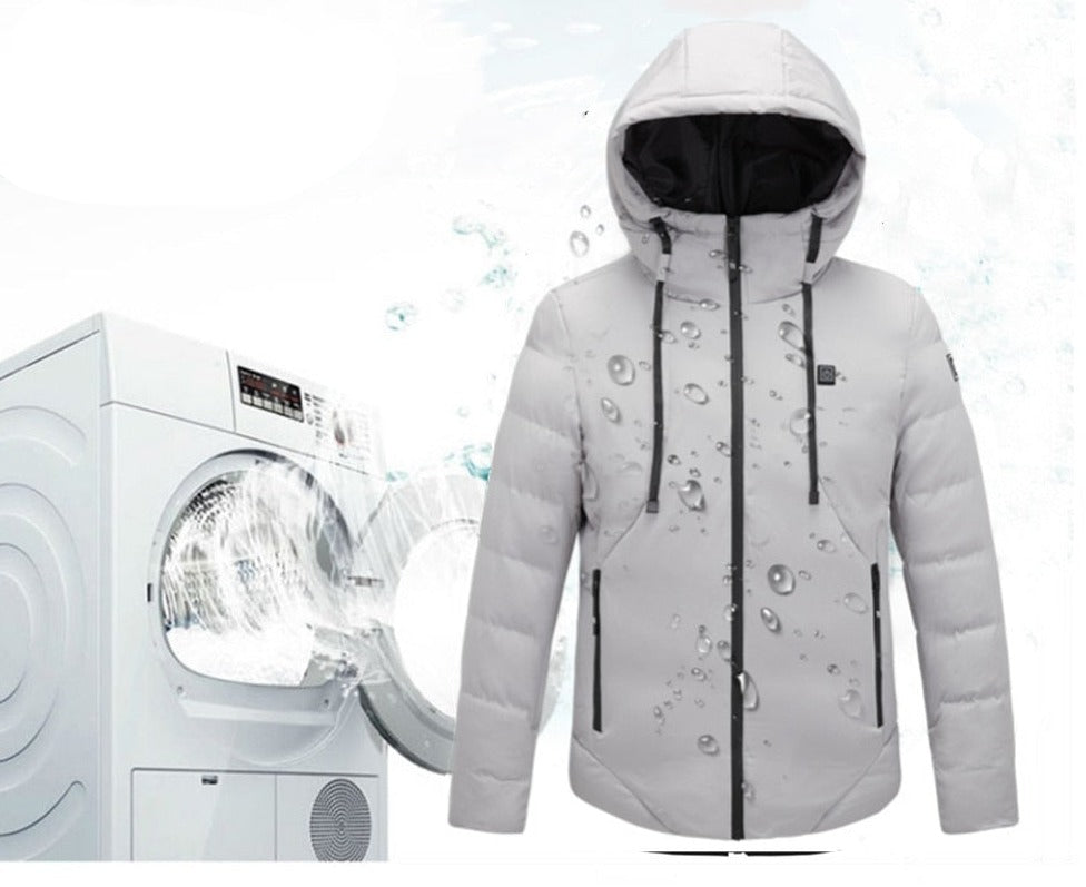 Blouson chauffant épais 11 zones de chauffe et double contrôle