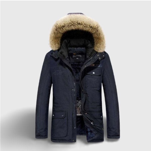Manteau chauffant homme
