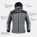 Blouson moto chauffant homme