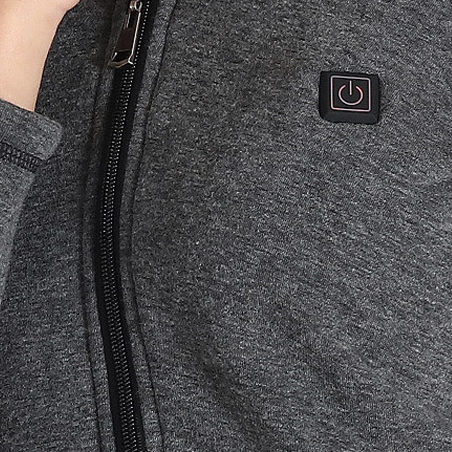 Pull zippé chauffant