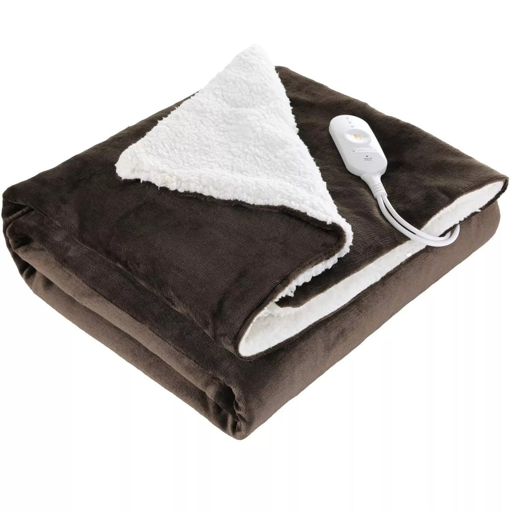 Couverture chauffante marron foncé couverture chauffante vêtement-chauffant marron foncé 